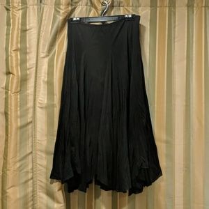 Black full skirt